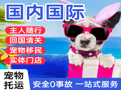 阿里昆莎机场邮寄国际宠物托运 【国